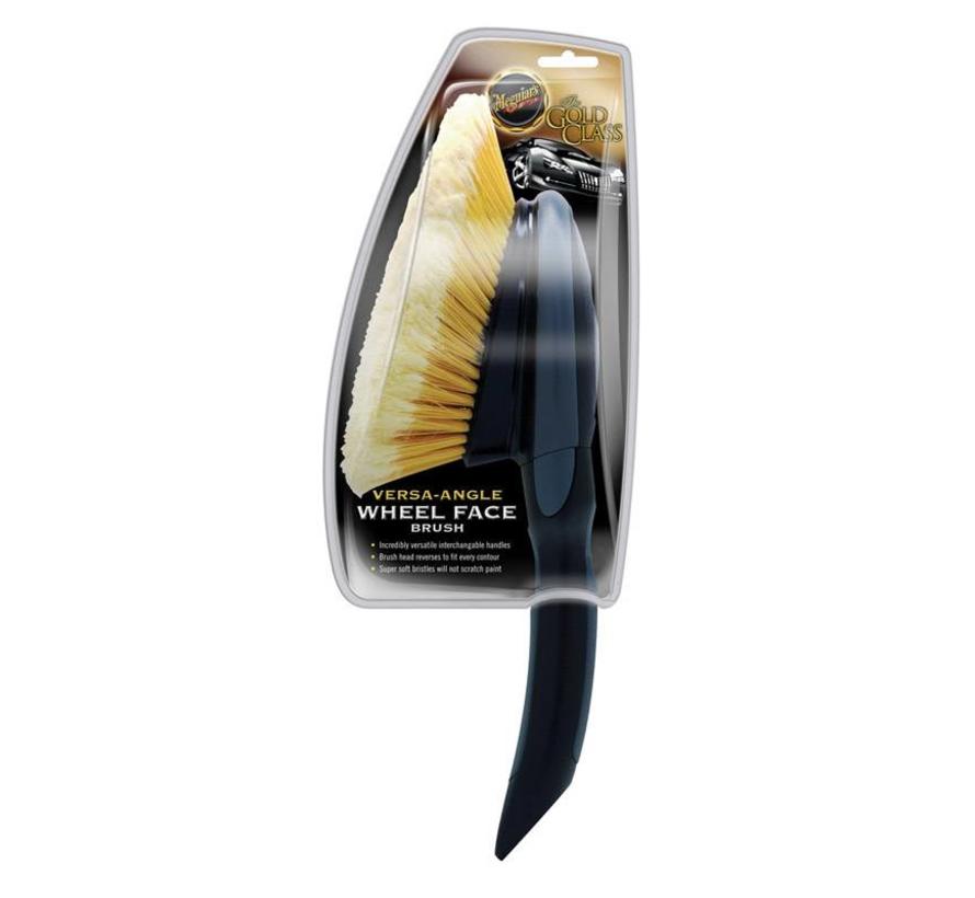 Meguiars Versa-Angle Wheel Face Brush Short Handle 15.24x65.09x12.38cm