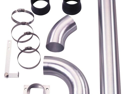 Autostyle Universele Luchtfilterbuizenset Geanodiseerd Aluminium 76mm