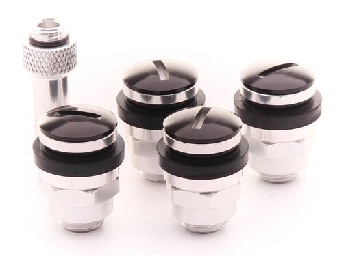 JR wheels Set verborgen ventielen JR v1 - ZWART