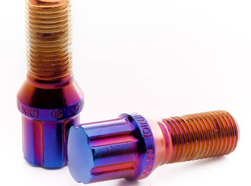 JR wheels Japan Racing JB1 wielbouten M14x1,5 conisch NEOCHROME