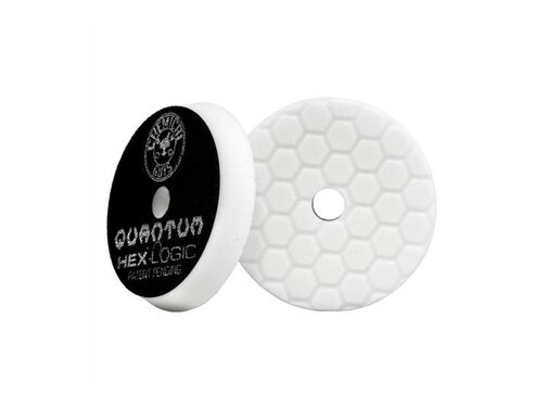 Chemical Guys HEX-LOGIC QUANTUM LIGHT-MEDIUM POLISHING PAD, WHITE (5.5 INCH)