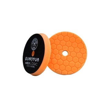 Chemical Guys HEX-LOGIC QUANTUM MEDIUM-HEAVY CUTTING PAD, ORANGE (5.5 INCH)