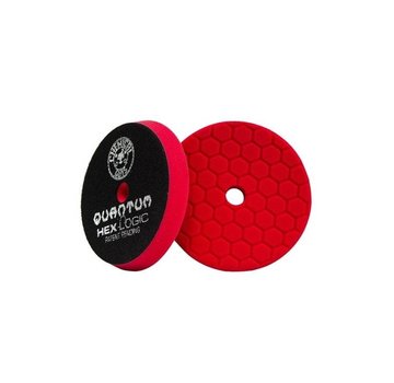 Chemical Guys HEX-LOGIC QUANTUM ULTRA LIGHT FINISHING PAD, RED (5.5 INCH)