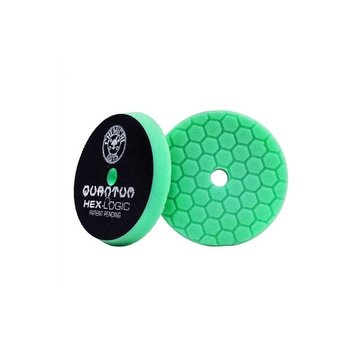 Chemical Guys HEX-LOGIC QUANTUM HEAVY POLISHING PAD, GREEN (5.5 INCH)