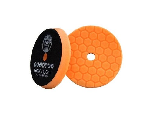 Chemical Guys HEX LOGIC QUANTUM 6,5 INCH ORANGE MEDIUM CUTTING PAD
