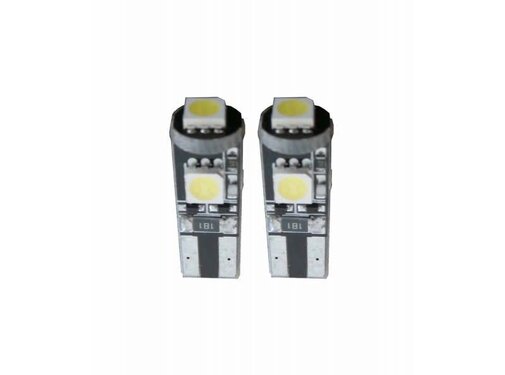 Xenonlamp W5W-T10 Canbus LED Stadslicht 3 SMD - Wit