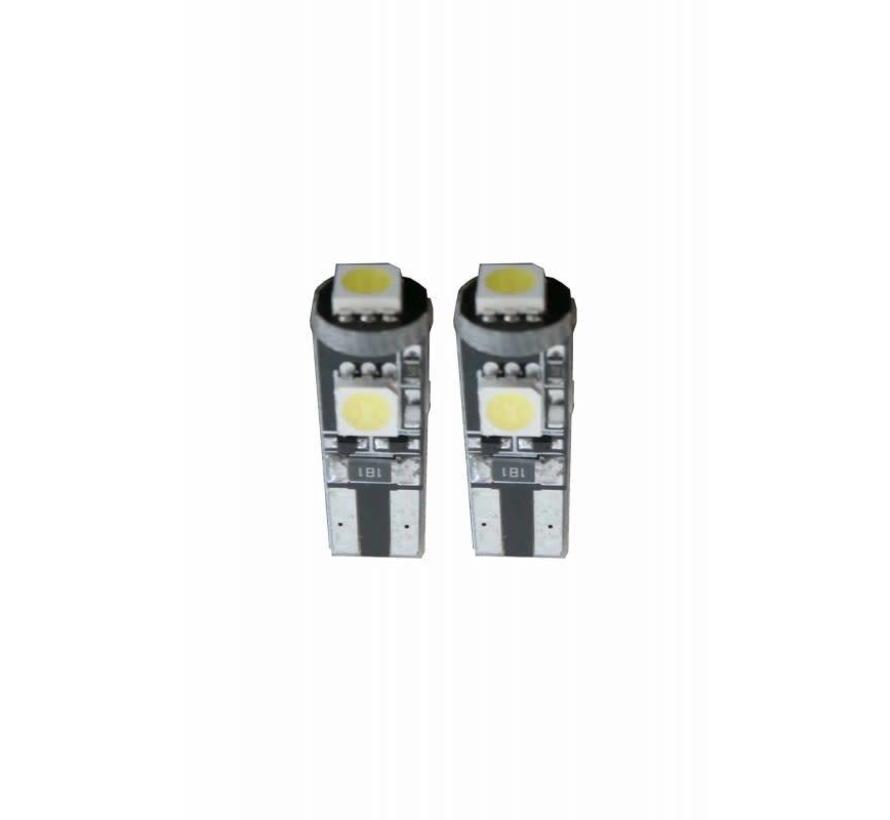 W5W-T10 Canbus LED Stadslicht 3 SMD - Wit