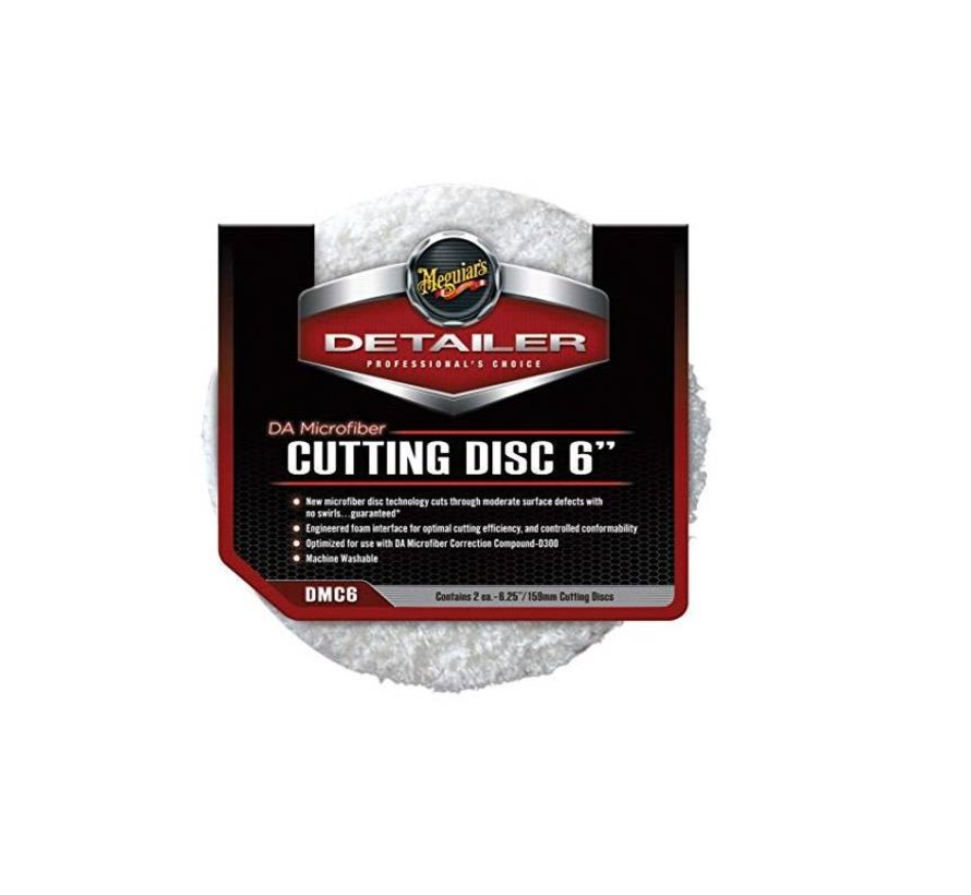 Meguiars DA Microfiber Cutting DISC 6" - 2 PACK