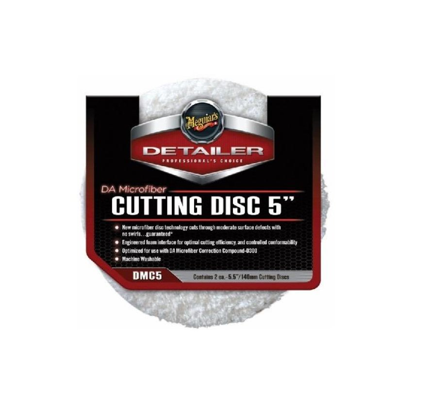 Meguiars DA Microfiber Cutting DISC 5" - 2 PACK