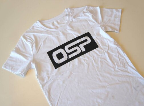 OSP T-shirt OSP "KADER ZWART" WIT