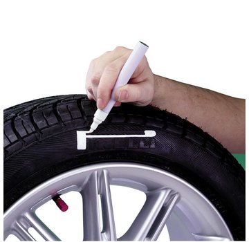 Autostyle Bandenstift 'Tyre-Marker' - Wit