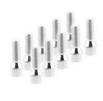 ST suspensions Wielbout M14x1,25x33 Conisch 60graden silver (10 stuks)