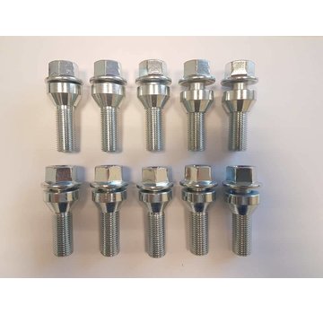 ST suspensions Wielbout M14x1,5x42 loose Conisch 60graden silver (10 stuks)