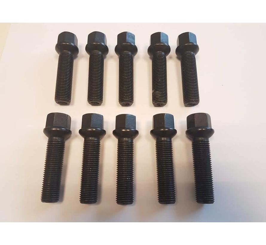 Wielbout M14x1,5x32 Bolconisch R13 black (10 stuks)