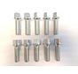 Wielbout M14x1,5x43 Bolconisch R13 silver (10 stuks)