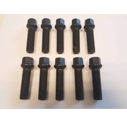 ST suspensions Wielbout M12x1,5x28mm Bolconisch R12 black (10 stuks)