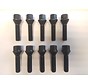 Wielbout M12x1,25x30mm Conisch 60graden black (10 stuks)