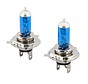 SuperWhite Blauw H4 60-55W/12V/4800K Halogeen Lampen, set a 2 stuks (E13)