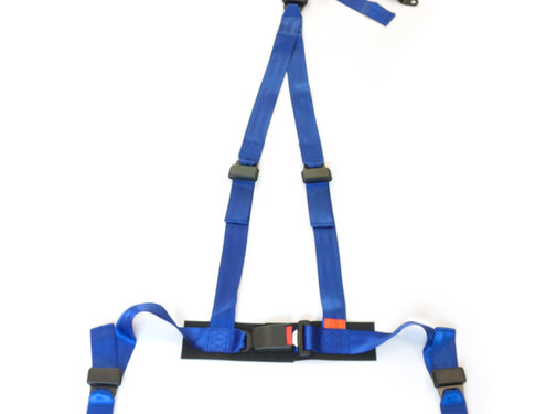 Autostyle Racing Sportgordel 3-Punts Blauw + E-keur (2-inch)