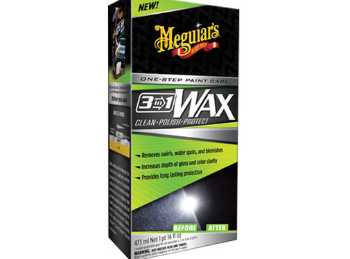 Meguiars Meguiars 3-in-1 Wax 473ml + Foam Pad