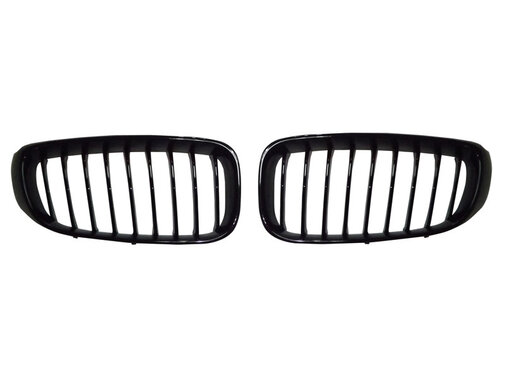 Autostyle Glanzend zwarte Grills BMW 3-Serie GT F34 2013-2016