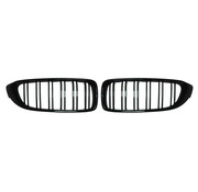 Autostyle Glanzend zwarte Grills passend voor BMW 4-Serie F32/F33 2014-2016 & M3 F80 & M4 F82 'M-Style