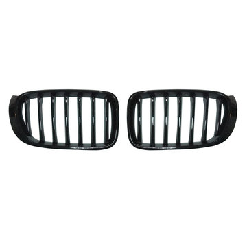 Autostyle Glanzend zwarte Grills BMW X3 F25 LCI & X4 F26 2014-2016