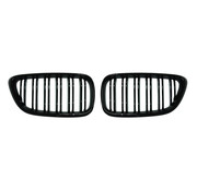 Autostyle Glanzend zwarte Grills passend voor BMW 2-Serie F22 2013-2016 'M-Style