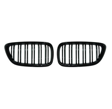 Autostyle Glanzend zwarte Grills passend voor BMW 2-Serie F22 2013-2016 'M-Style