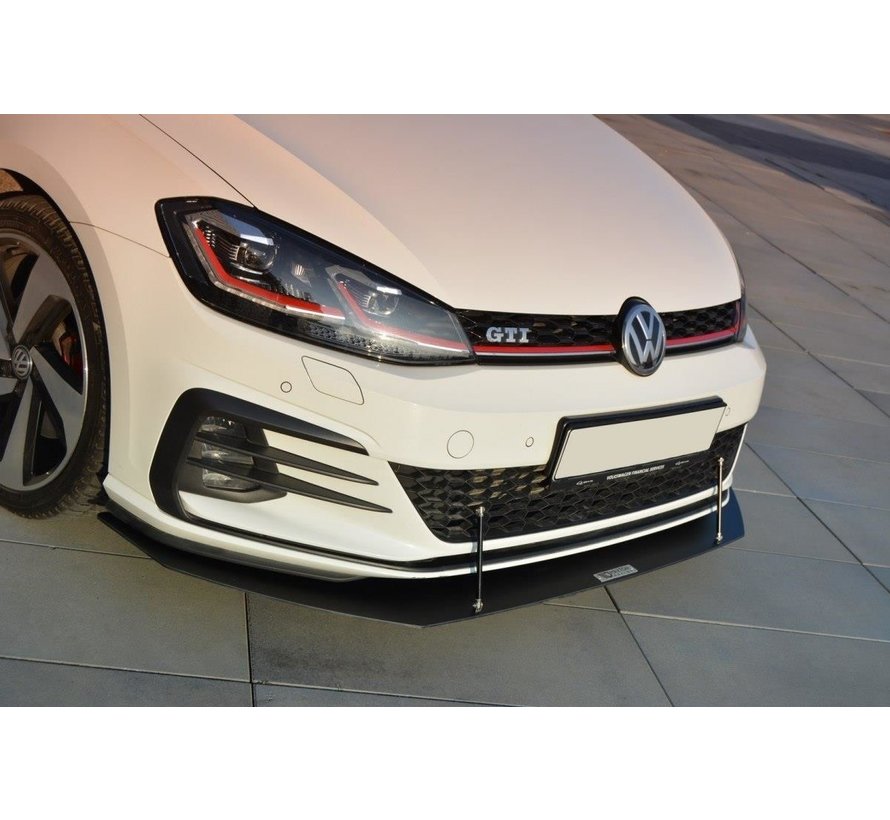 Maxton Design FRONT RACING SPLITTER V.1 VW GOLF 7 GTI FACELIFT