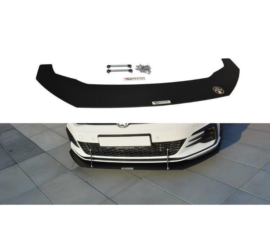 Maxton Design FRONT RACING SPLITTER V.1 VW GOLF 7 GTI FACELIFT