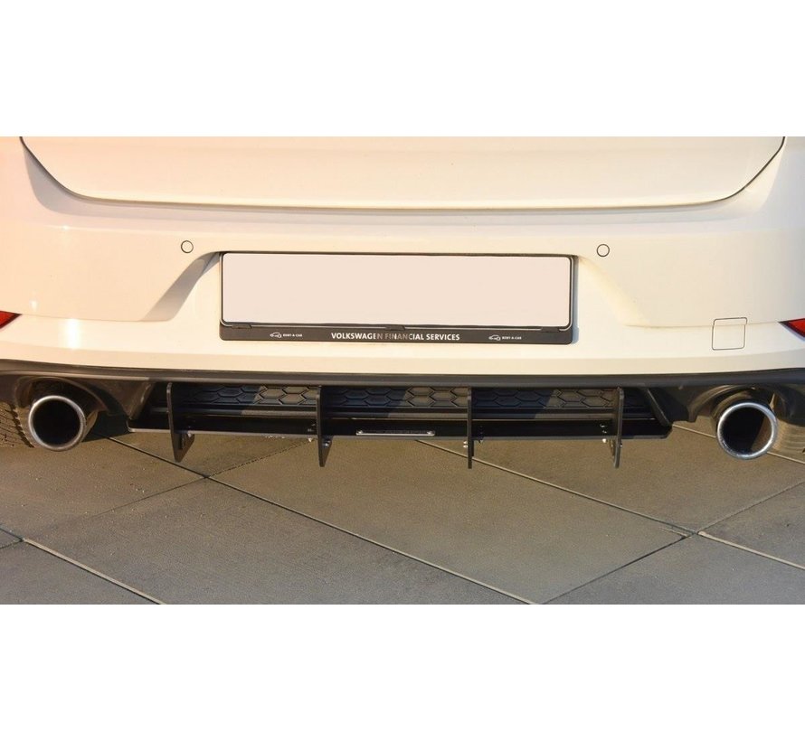 Maxton Design REAR DIFFUSER VW GOLF 7 GTI FACELIFT