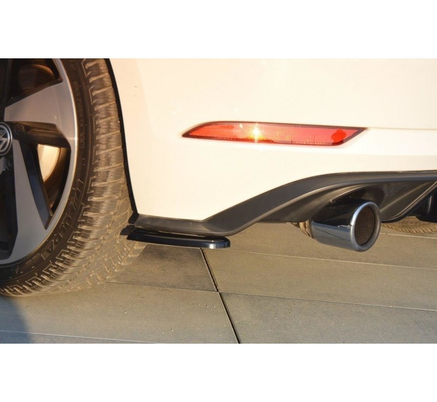 Maxton Design REAR SIDE SPLITTERS VW GOLF 7 GTI FACELIFT