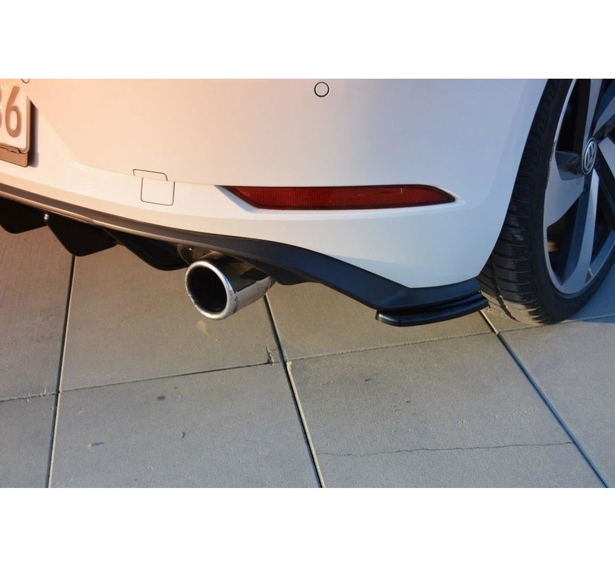 Maxton Design REAR SIDE SPLITTERS VW GOLF 7 GTI FACELIFT