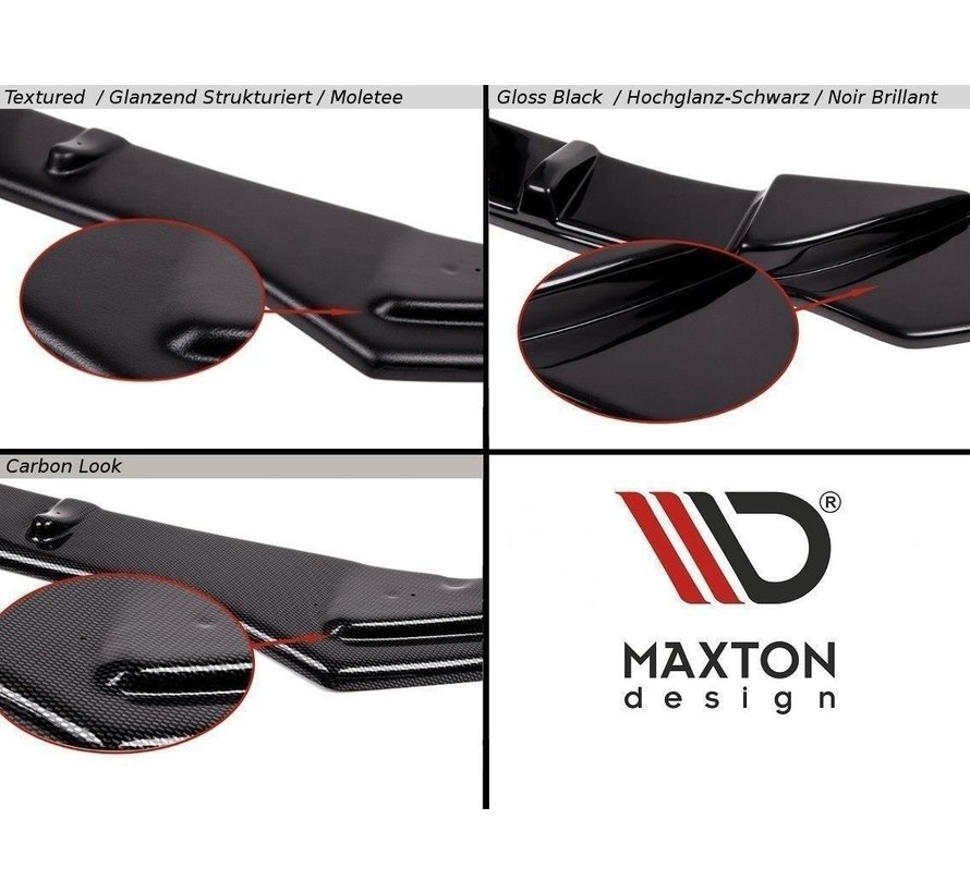 Maxton Design REAR SIDE SPLITTERS VW GOLF 7 GTI FACELIFT