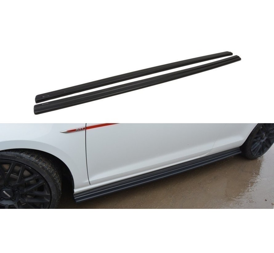 Maxton Design SIDE SKIRTS DIFFUSERS VW GOLF 7 GTI PREFACE/FACELIFT