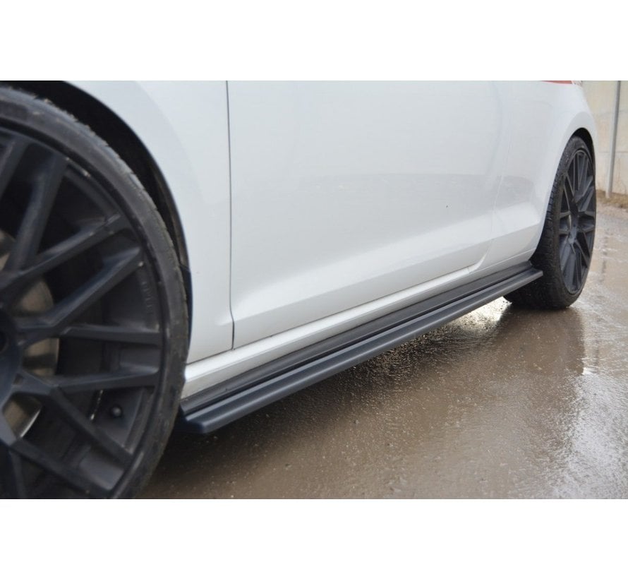 Maxton Design SIDE SKIRTS DIFFUSERS VW GOLF 7 GTI PREFACE/FACELIFT