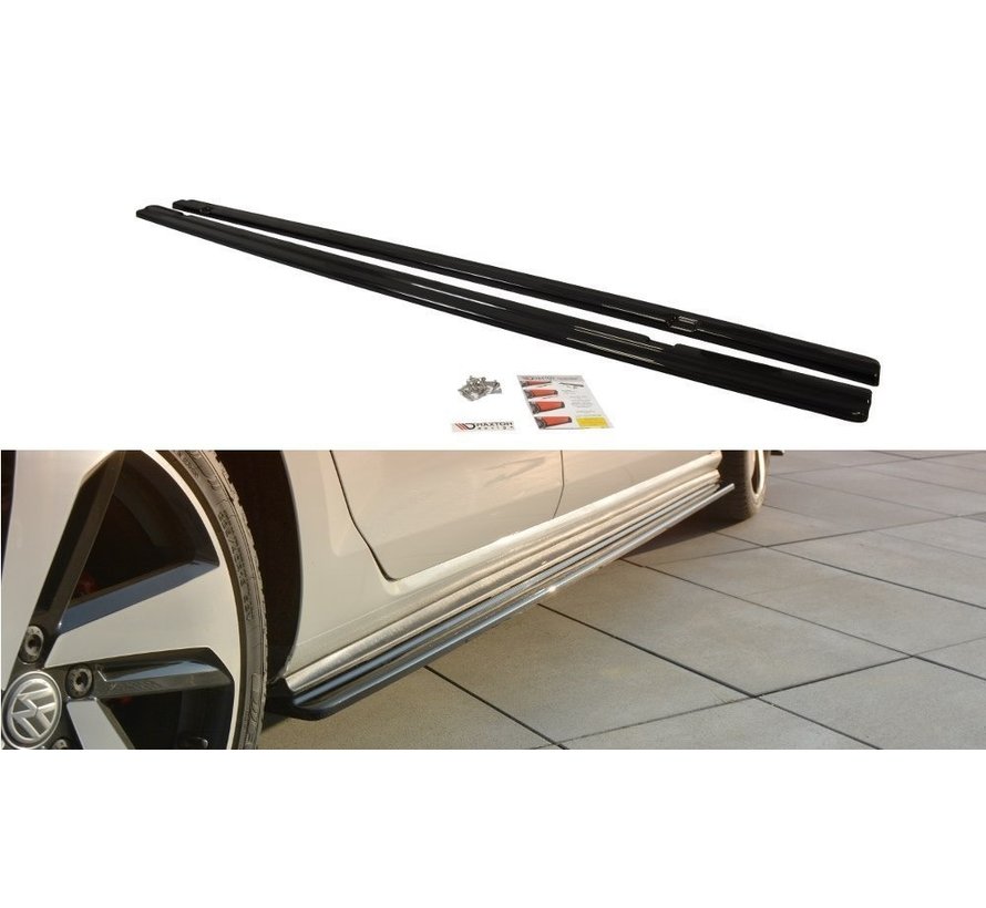 Maxton Design SIDE SKIRTS DIFFUSERS VW GOLF 7 GTI PREFACE/FACELIFT