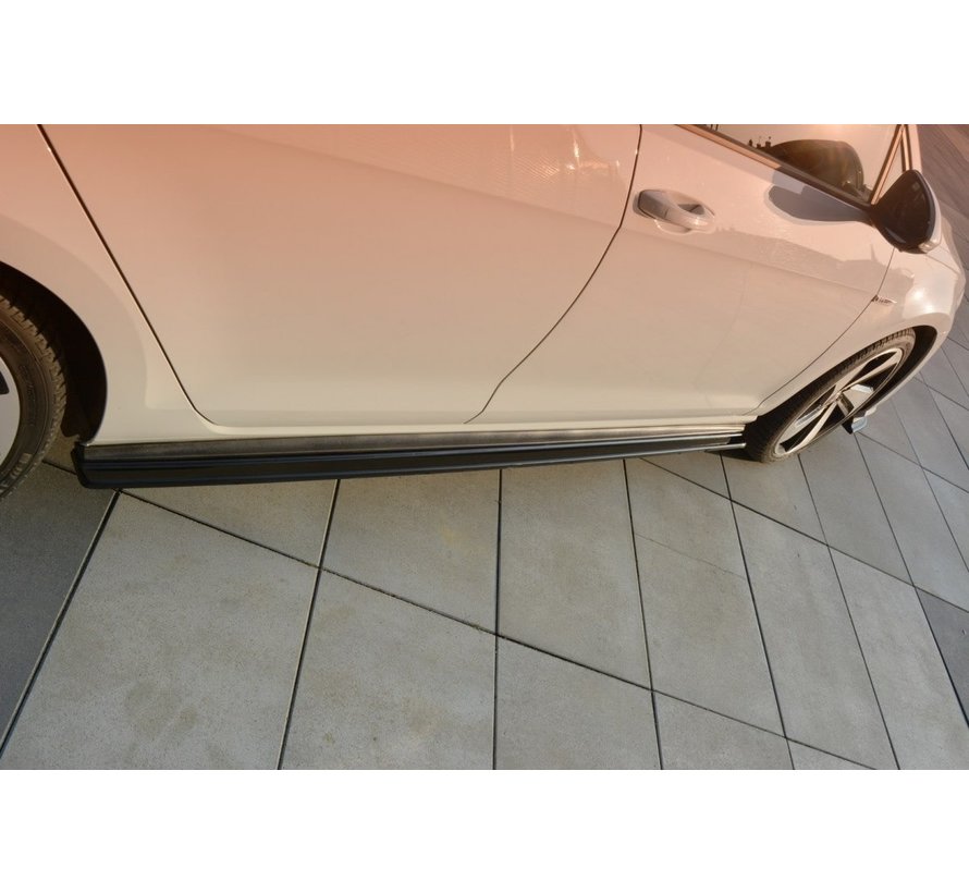 Maxton Design SIDE SKIRTS DIFFUSERS VW GOLF 7 GTI PREFACE/FACELIFT