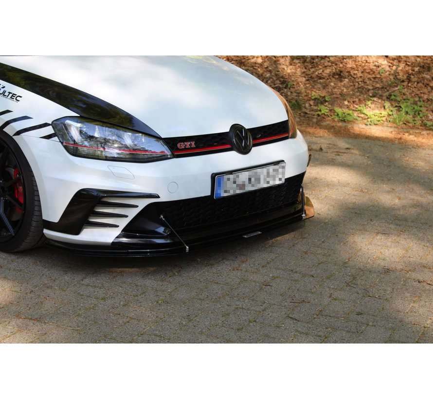 Maxton Design FRONT RACING SPLITTER VW GOLF 7 GTI CLUBSPORT