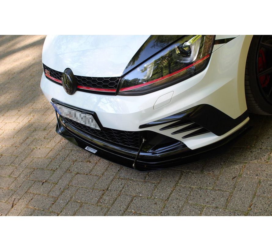 Maxton Design FRONT RACING SPLITTER VW GOLF 7 GTI CLUBSPORT