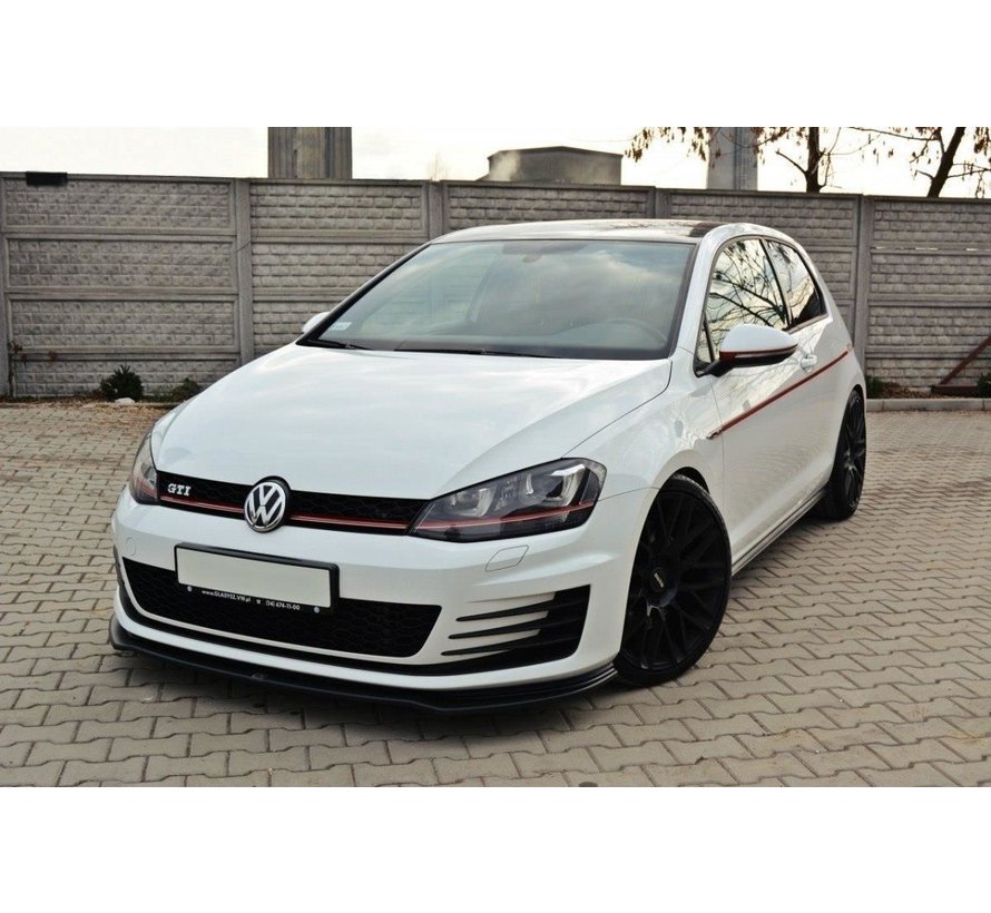 Maxton Design FRONT SPLITTER V.2 VW GOLF 7 GTI