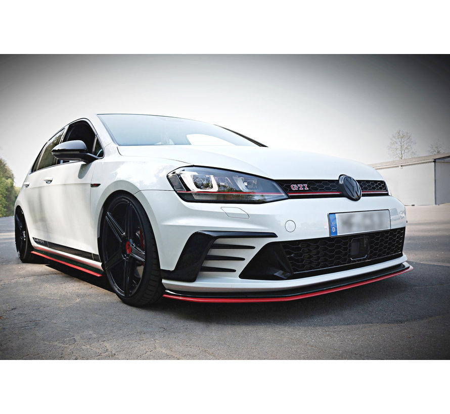 Maxton Design FRONT SPLITTER VW GOLF 7 GTI CLUBSPORT