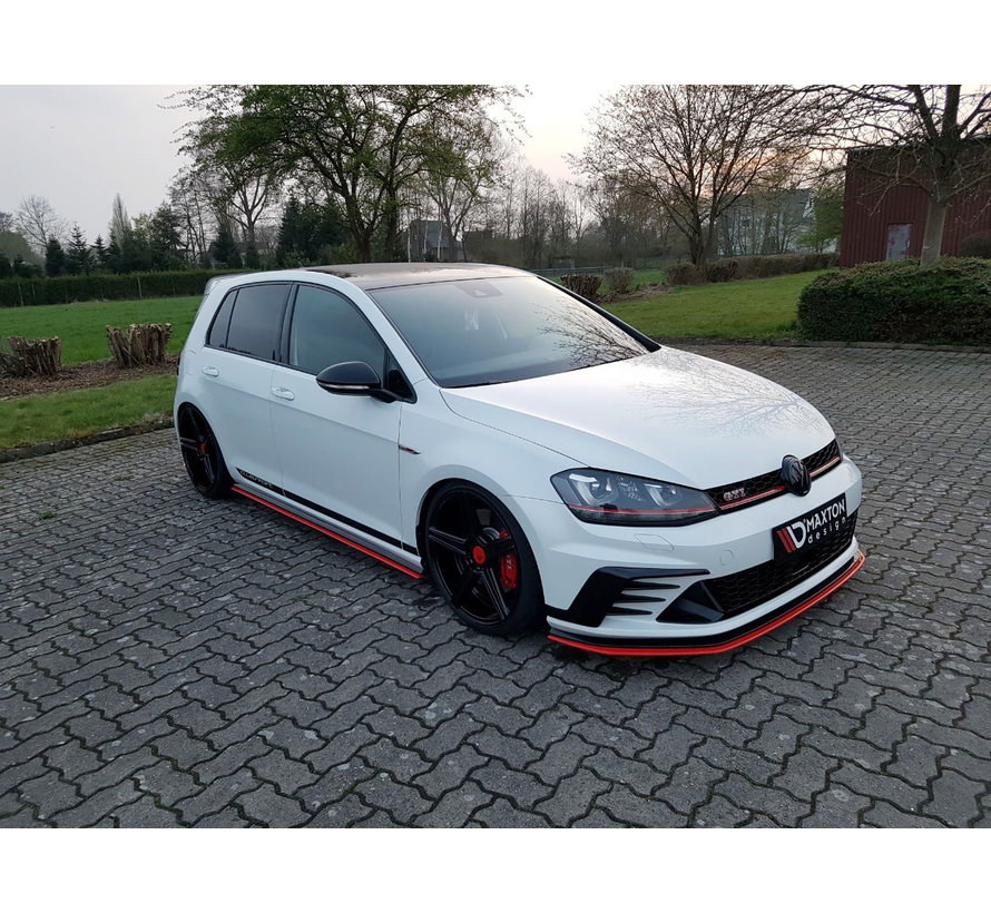 Maxton Design FRONT SPLITTER VW GOLF 7 GTI CLUBSPORT