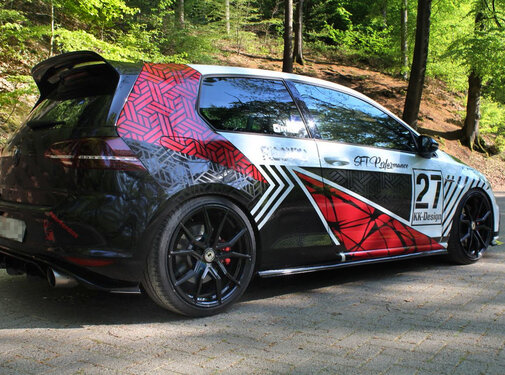 Maxton Design Maxton Design RACING SIDE SKIRTS DIFFUSERS VW GOLF 7 GTI CLUBSPORT