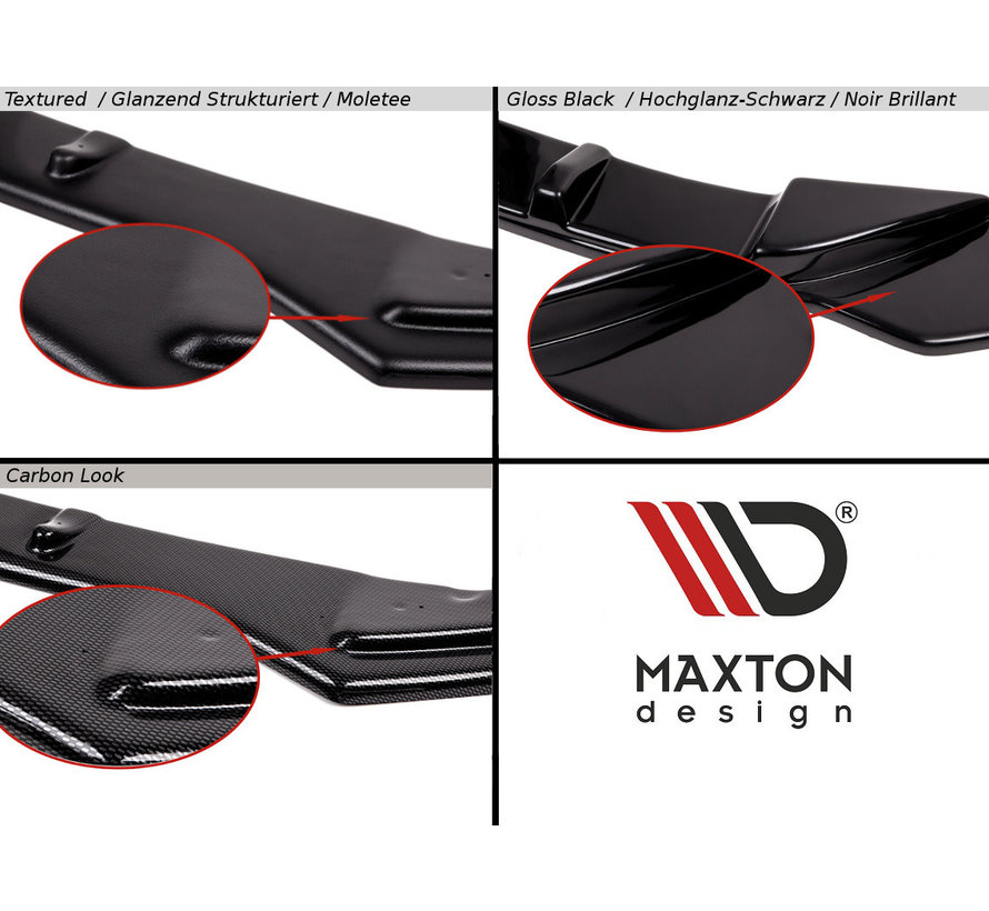 Maxton Design REAR SIDE SPLITTERS VW GOLF 7 GTI CLUBSPORT