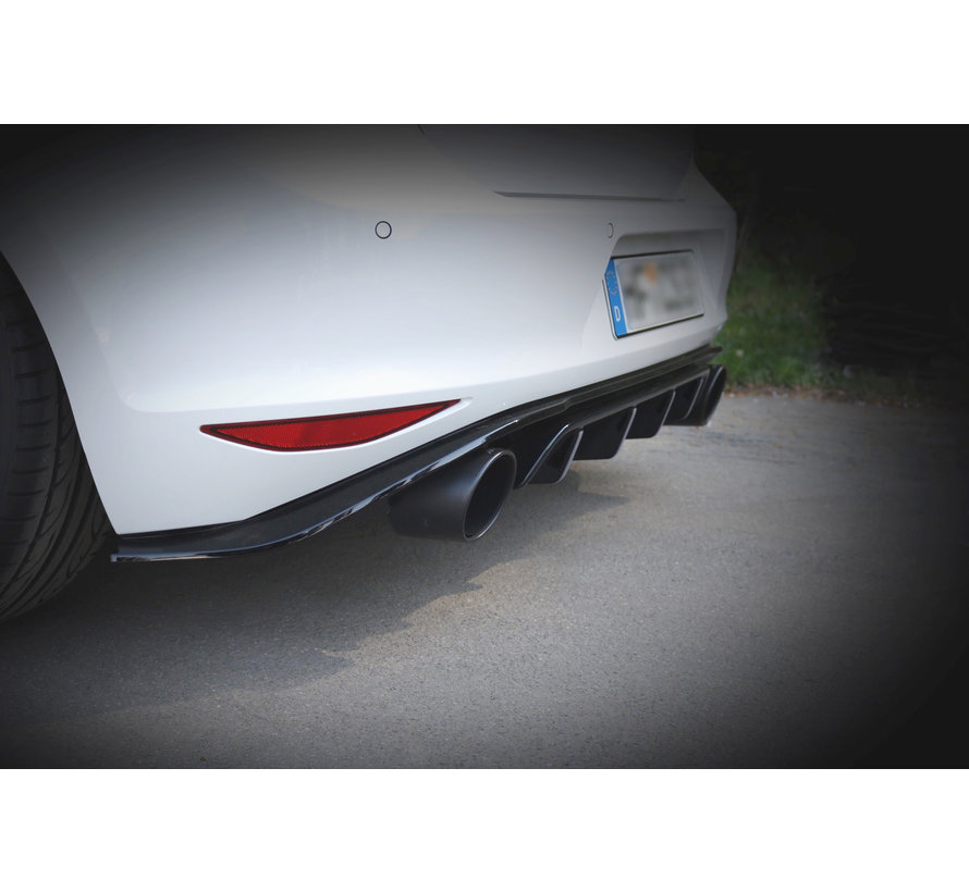 Maxton Design REAR DIFFUSER VW GOLF 7 GTI CLUBSPORT