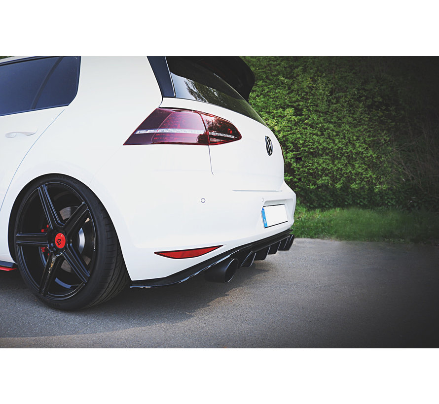 Maxton Design REAR DIFFUSER VW GOLF 7 GTI CLUBSPORT