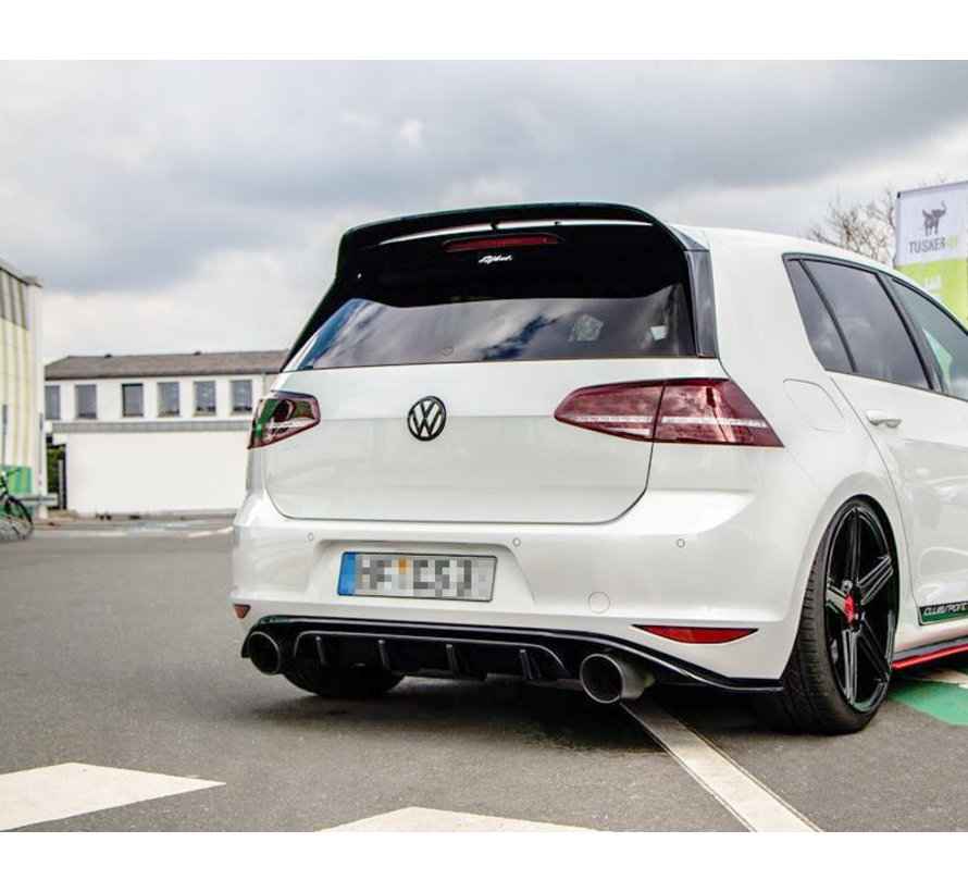 Maxton Design REAR DIFFUSER VW GOLF 7 GTI CLUBSPORT