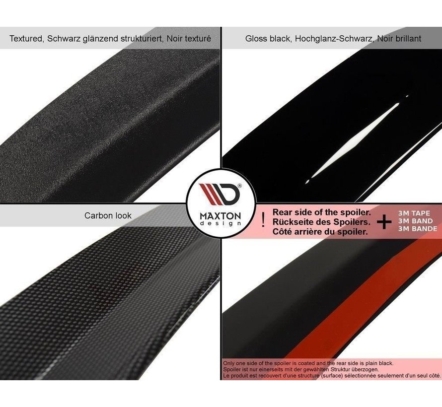 Maxton Design SPOILER CAP VW GOLF 7 GTI CLUBSPORT